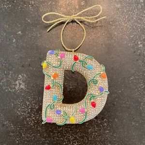 NWT Baublebar ornament letter “D”